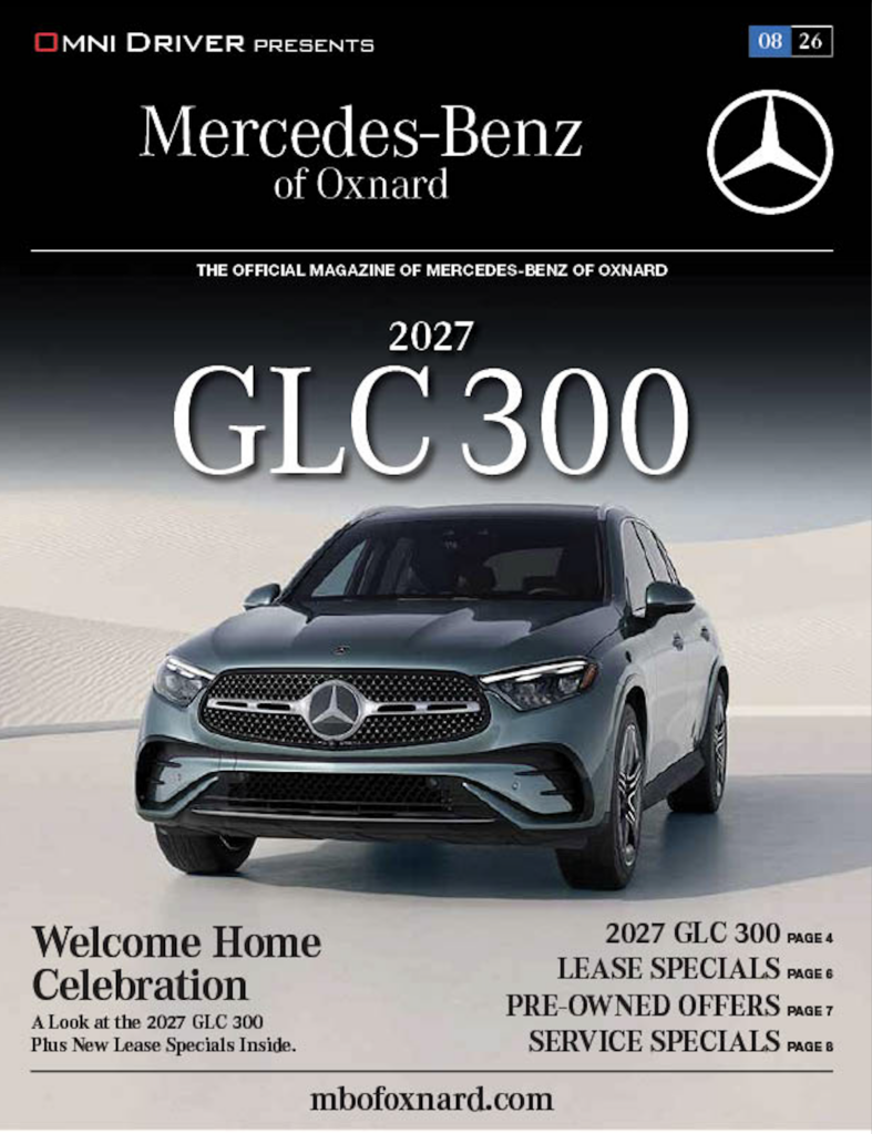 Mercedes Benz of Oxnard Luxury digital e magazine cover