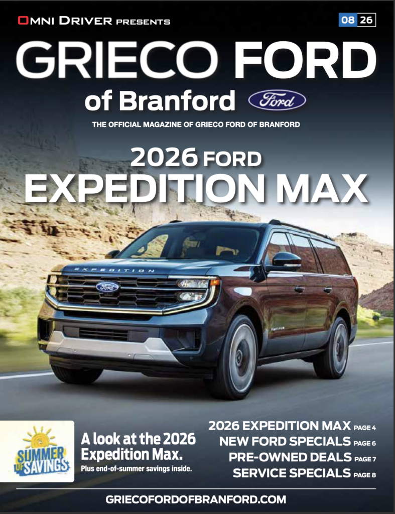 Grieco Ford iDriver e magazine cover by automotive advertising agency