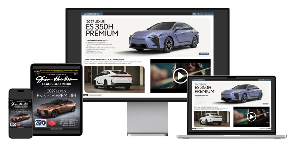 2027 Lexus ES by iDriver Presents Automotive Advertising Agency